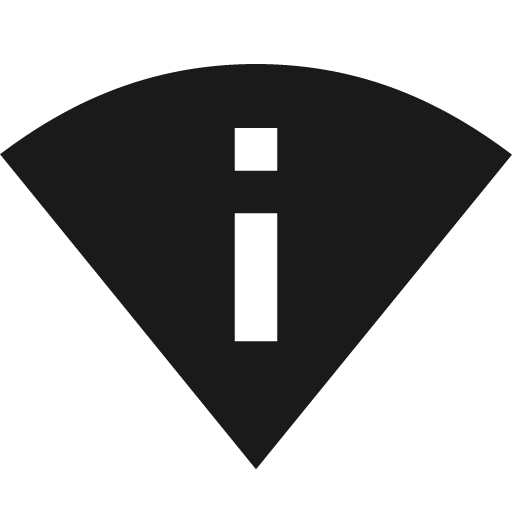 Baseline perm scan wifi icon, solid style, from Google Material Icons