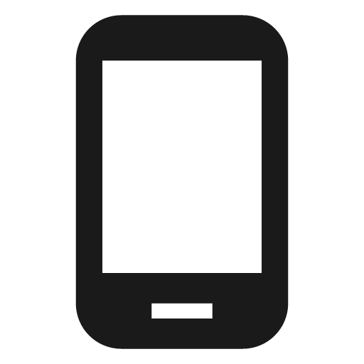 Baseline phone android icon, solid style, from Google Material Icons