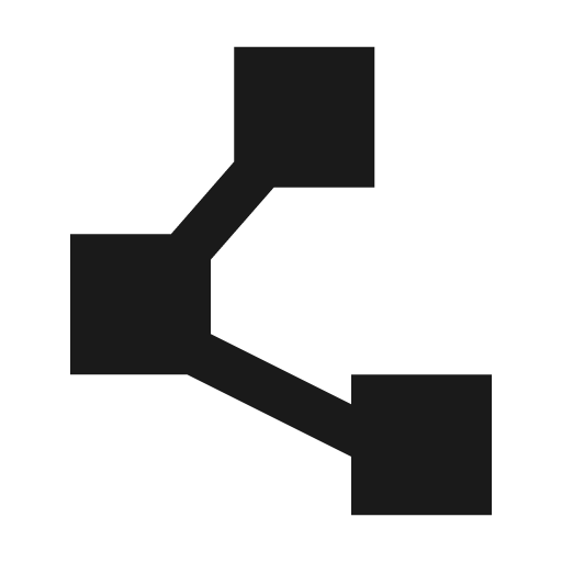 Baseline polyline icon, solid style, from Google Material Icons
