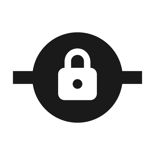 Baseline private connectivity icon, solid style, from Google Material Icons