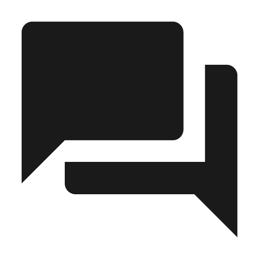 Baseline question answer icon, solid style, from Google Material Icons