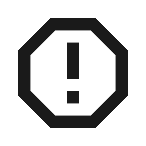 Baseline report gmailerrorred icon, solid style, from Google Material Icons