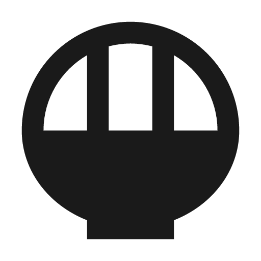Baseline rice bowl icon, solid style, from Google Material Icons