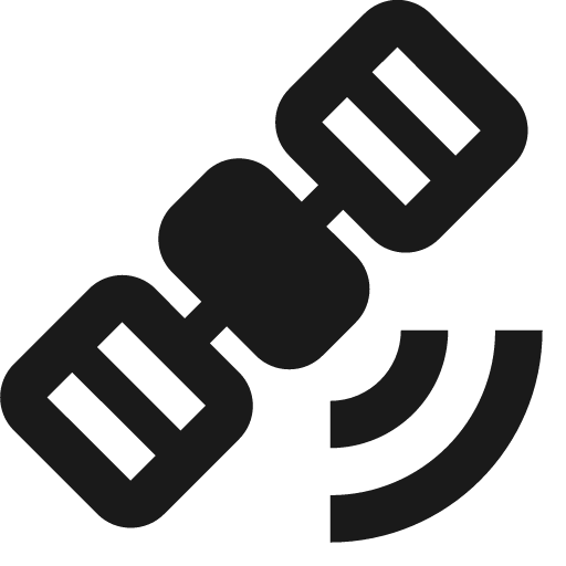 Baseline satellite alt icon, solid style, from Google Material Icons