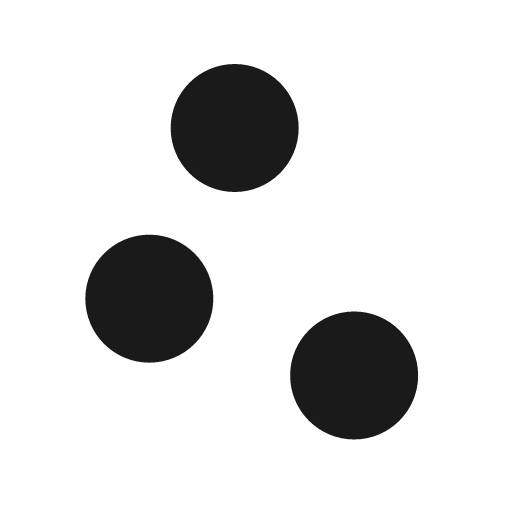 Baseline scatter plot icon, solid style, from Google Material Icons
