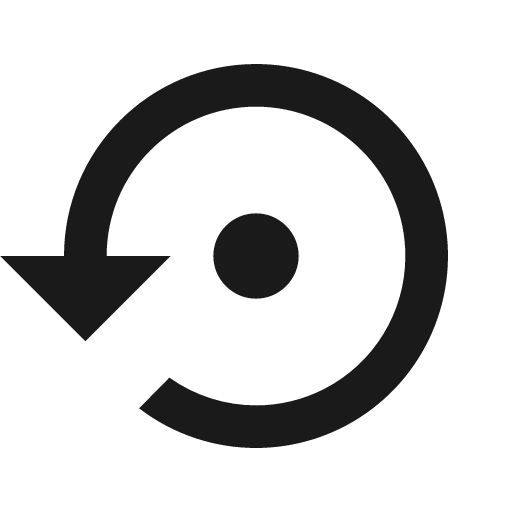 Baseline settings backup restore icon, solid style, from Google Material Icons