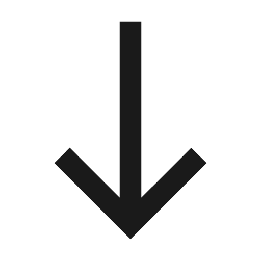 Baseline south icon, solid style, from Google Material Icons