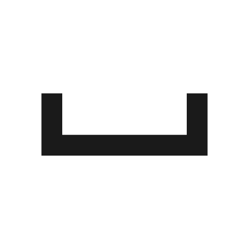 Baseline space bar icon, solid style, from Google Material Icons