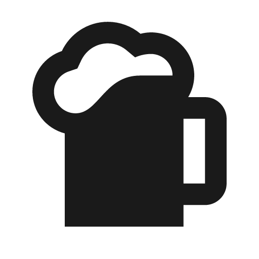 Baseline sports bar icon, solid style, from Google Material Icons