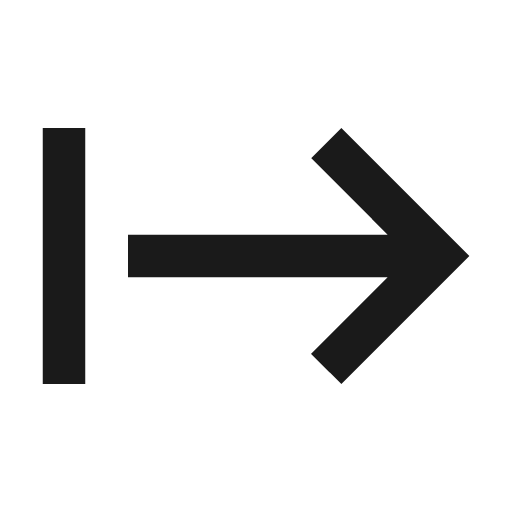 Baseline start icon, solid style, from Google Material Icons