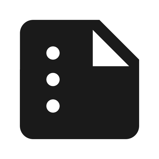 Baseline summarize icon, solid style, from Google Material Icons