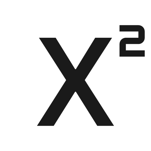 Baseline superscript icon, solid style, from Google Material Icons