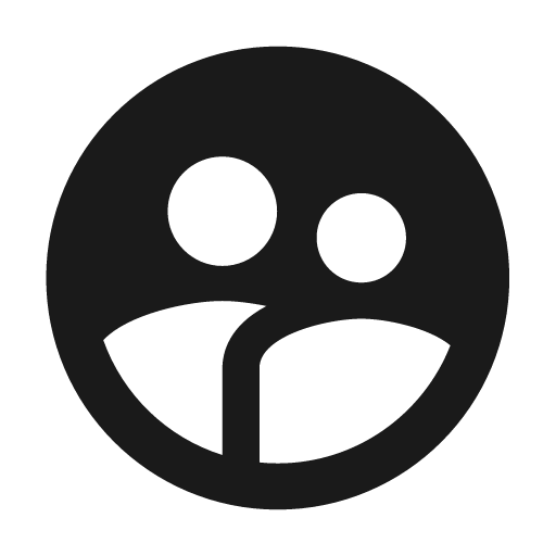 Baseline supervised user circle icon, solid style, from Google Material Icons