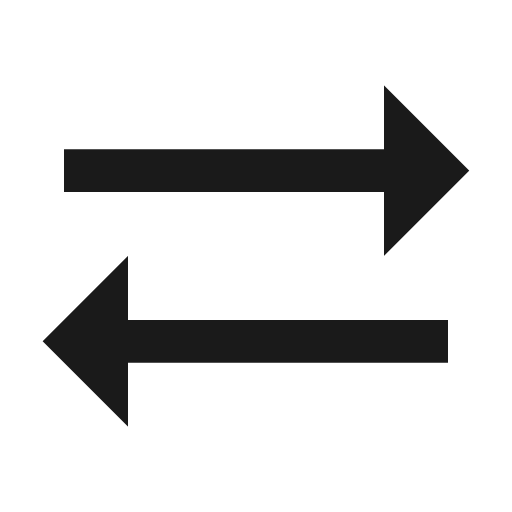 Baseline sync alt icon, solid style, from Google Material Icons