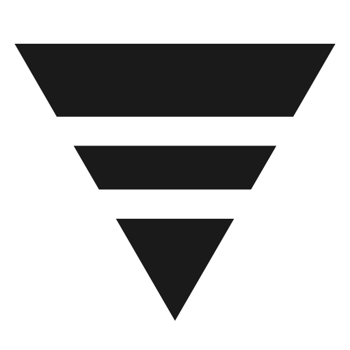Baseline tornado icon, solid style, from Google Material Icons