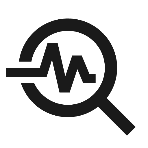 Baseline troubleshoot icon, solid style, from Google Material Icons
