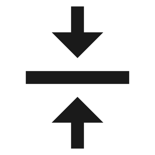 Baseline vertical align center icon, solid style, from Google Material Icons