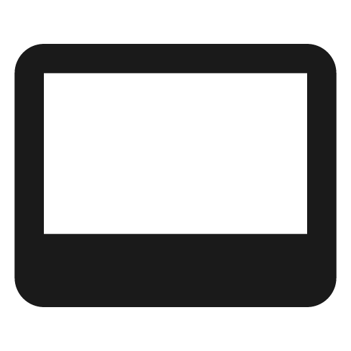 Baseline video label icon, solid style, from Google Material Icons