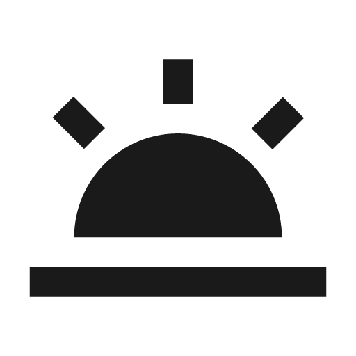 Baseline wb twilight icon, solid style, from Google Material Icons