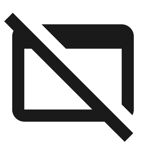 Baseline web asset off icon, solid style, from Google Material Icons