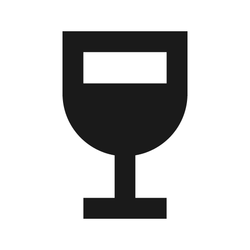 Baseline wine bar icon, solid style, from Google Material Icons