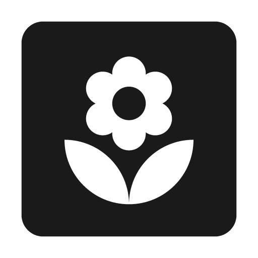 Baseline yard icon, solid style, from Google Material Icons