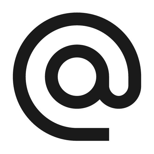 Outline alternate email icon, solid style, from Google Material Icons