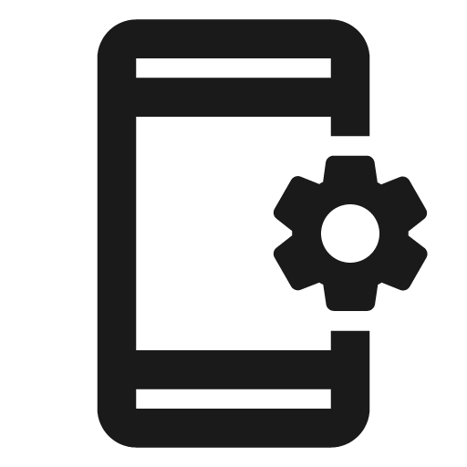 Outline app settings alt icon, solid style, from Google Material Icons