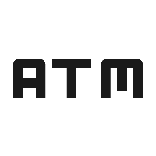 Outline atm icon, solid style, from Google Material Icons