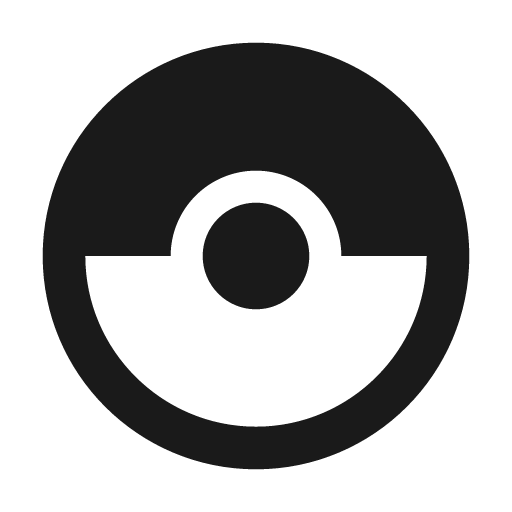 Outline catching pokemon icon, solid style, from Google Material Icons