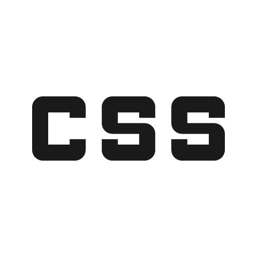 Outline css icon, solid style, from Google Material Icons