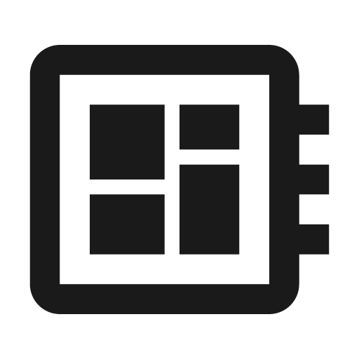 Outline developer board icon, solid style, from Google Material Icons