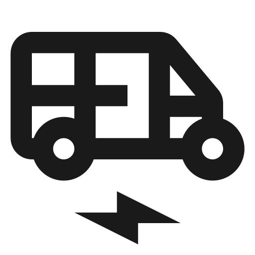 Outline electric rickshaw icon, solid style, from Google Material Icons