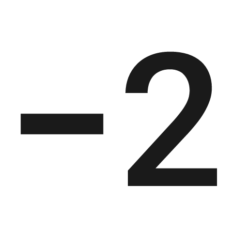 Outline exposure neg 2 icon, solid style, from Google Material Icons