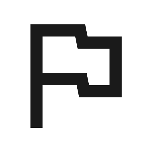 Outline flag icon, solid style, from Google Material Icons