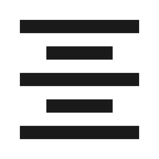 Outline format align center icon, solid style, from Google Material Icons