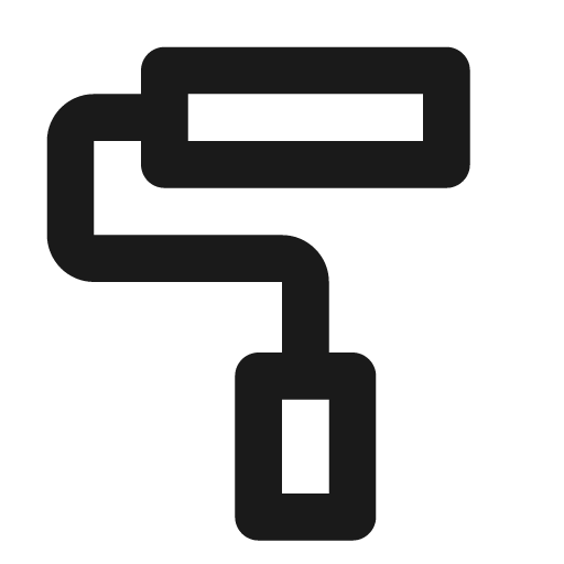 Outline imagesearch roller icon, solid style, from Google Material Icons