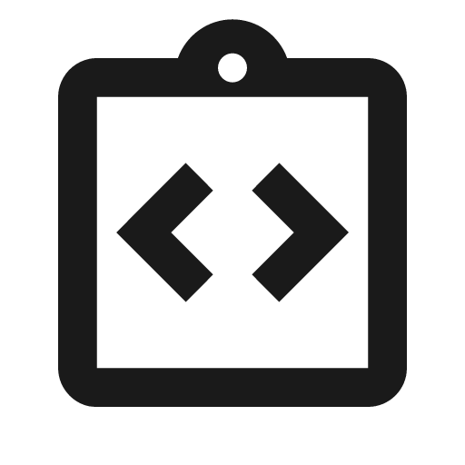 Outline integration instructions icon, solid style, from Google Material Icons