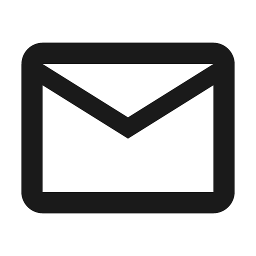 Outline mail outline icon, outline style, from Google Material Icons