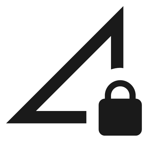 Outline network locked icon, solid style, from Google Material Icons