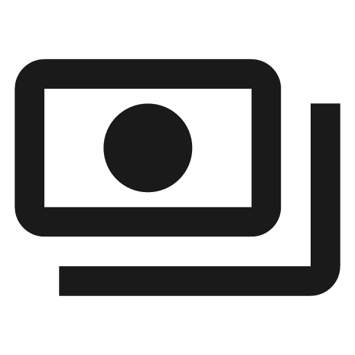 Outline payments icon, solid style, from Google Material Icons