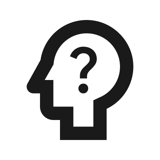 Outline psychology alt icon, solid style, from Google Material Icons