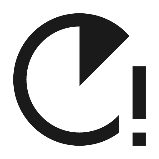 Outline running with errors icon, solid style, from Google Material Icons