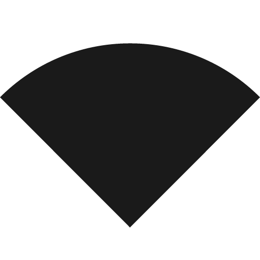 Outline signal wifi statusbar 4 bar icon, solid style, from Google Material Icons