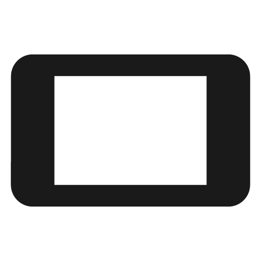 Outline stay primary landscape icon, solid style, from Google Material Icons