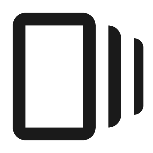 Outline web stories icon, solid style, from Google Material Icons