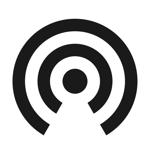 Outline wifi tethering icon, solid style, from Google Material Icons