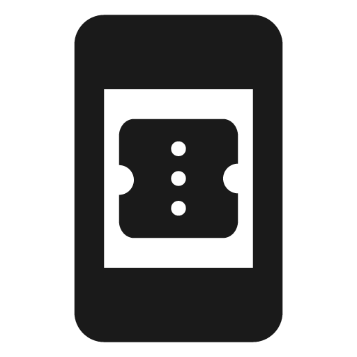 Round book online icon, solid style, from Google Material Icons