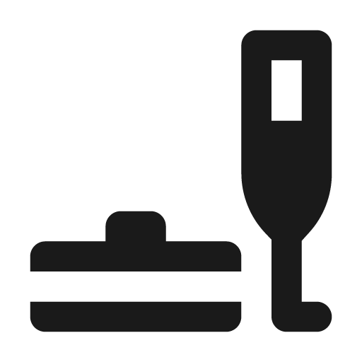 Round brunch dining icon, solid style, from Google Material Icons