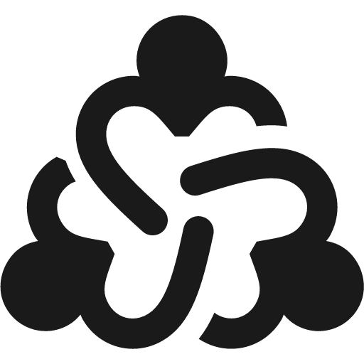 Round diversity 2 icon, solid style, from Google Material Icons